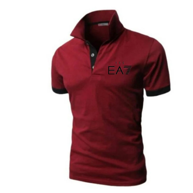 

2021 new polo shirt short sleeve summer handsome and comfortable shirt trend brand fashion men's polo shirt men's shirtL