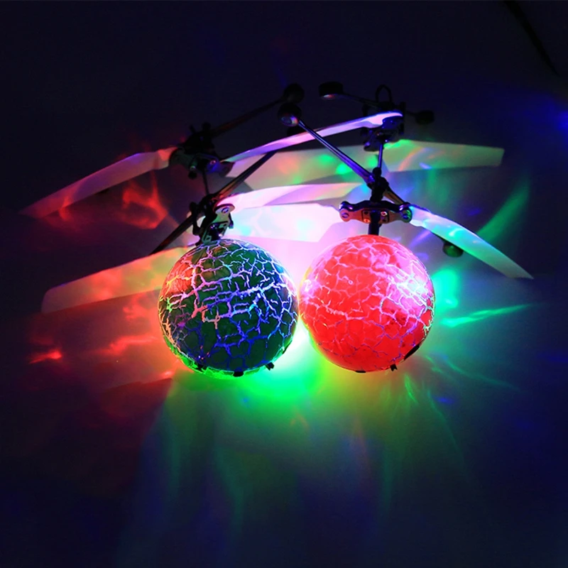 

Infrared Induction Drone Flying Flash LED Lighting Ball Helicopter Child Kid Toy Gesture-Sensing No Need To Use Remote Control U