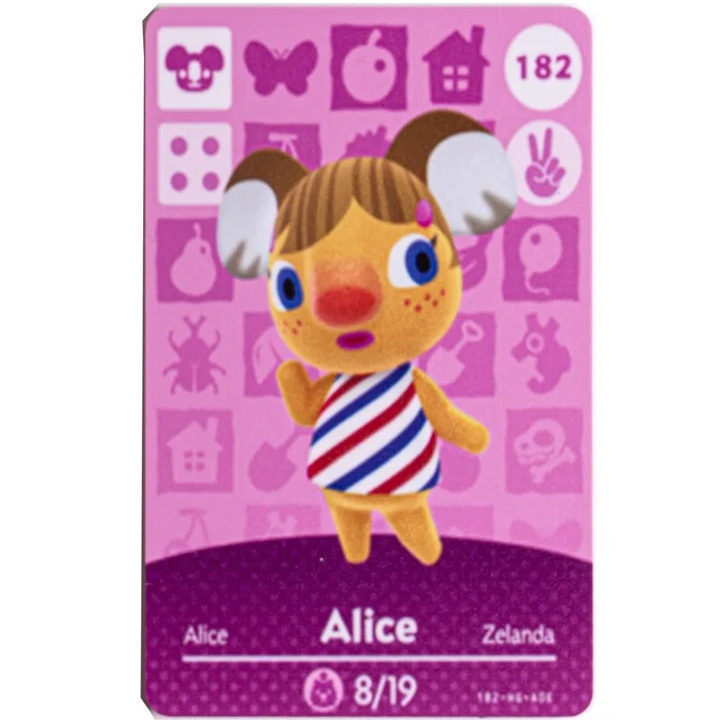 181 ~ 200 Animal Crossing New Horizons Game Amiibo Card для NS Switch 3DS Lobo Set NFC Games Cards Hot Villager Series 2 | Игрушки и