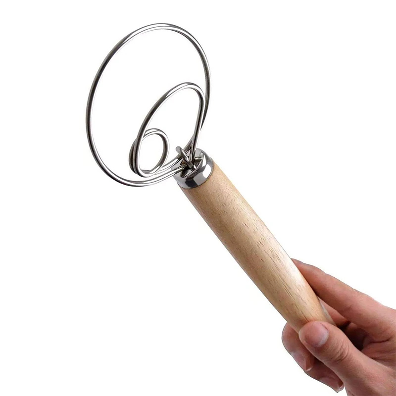 Кондитерские инструменты деревянная ручная датский венчик для теста Пособия по