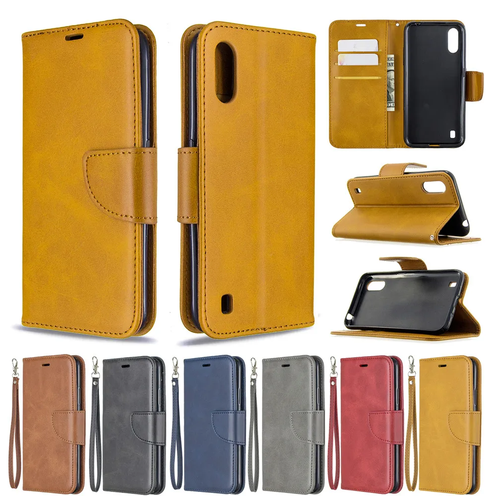 

For Samsung A01 Phone Case sFor Samsung Galaxy A01 Case Fashion Flip Leather Magnetic Wallet Card Stand Anti-fall Cover Capa