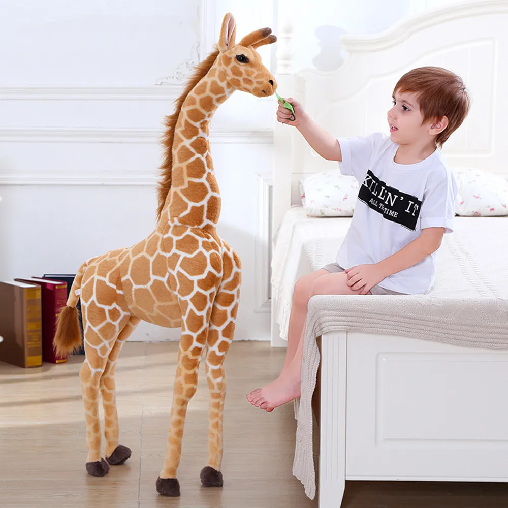 Гигантский плюшевый жираф 60 120 см|Мягкие игрушки животные| |