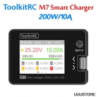 Балансирующее зарядное устройство ToolkitRC M7, 200 Вт, 10 А постоянного тока, зарядное устройство Dis для 1-6S литий-полимерных батарей с сервоприводом напряжения, проверка хода, ESC приемник, тестер сигнала