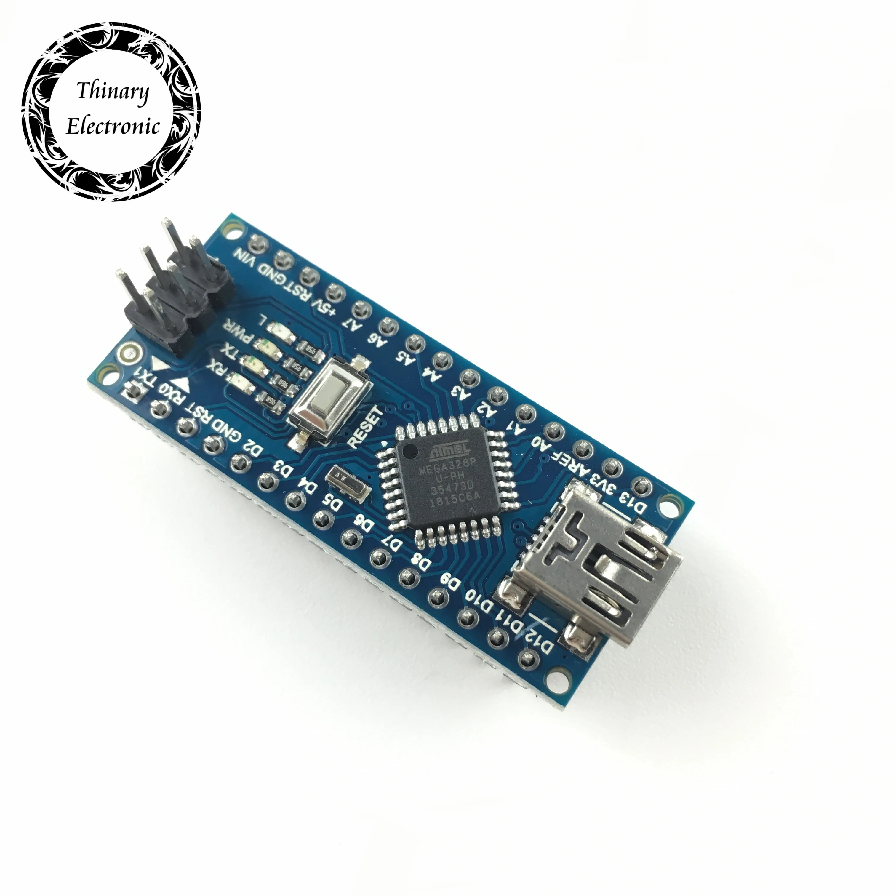 100 шт./лот Nano 3,0 контроллер совместимый для arduino nano CH340 USB драйвер не припаян Atmega328P контроллер для Arduino