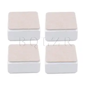 BQLZR 4 шт. 6x6x3 см из углеродистой стали Белый мебельный подъемник для кроватного стола