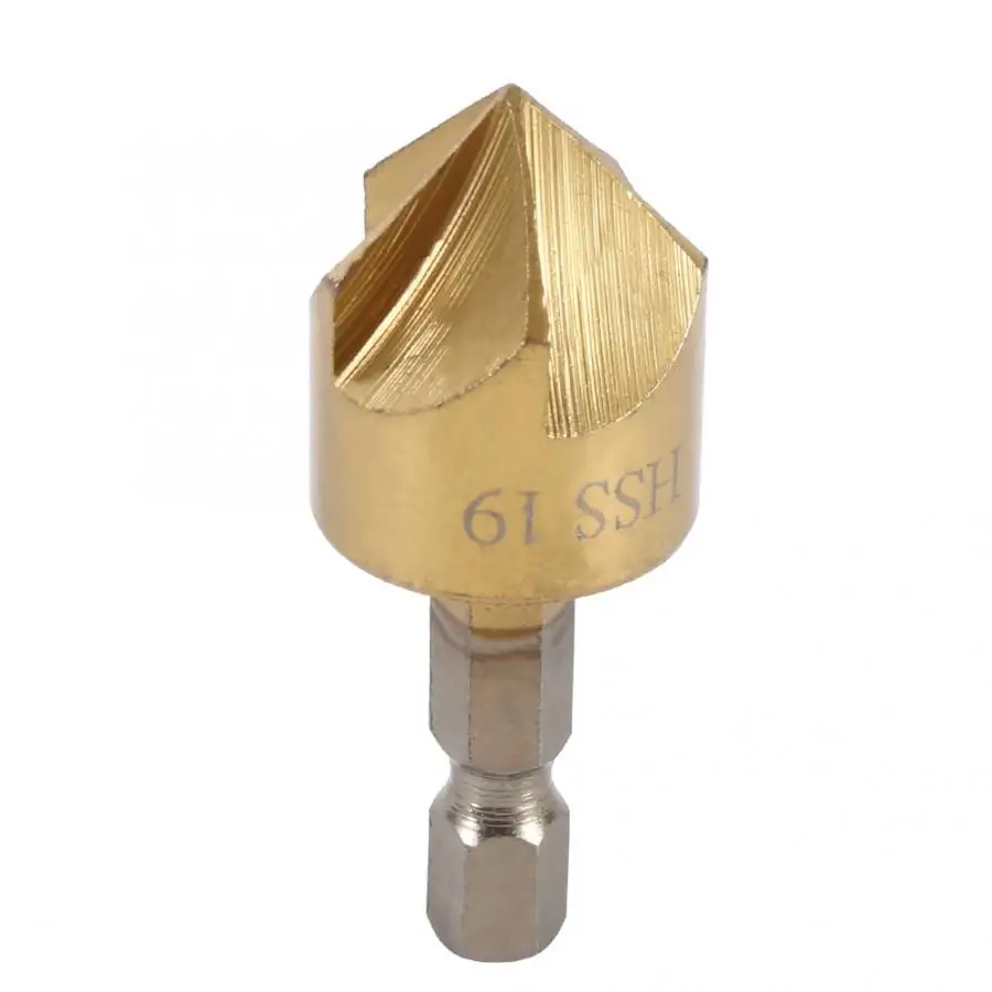 6 шт. промышленная Зенковка сверло 90 градусов быстрая замена 1/4 &quot 3/4&quot хвостовик