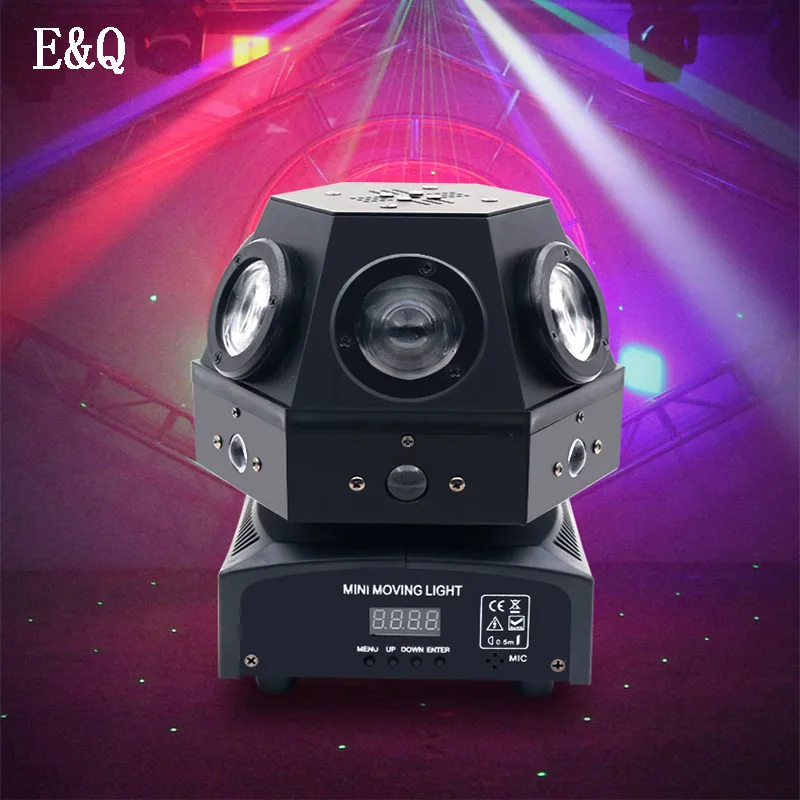 Новый светодиодный 90 Вт лазерный луч сканер DMX512 Голосовое управление бар