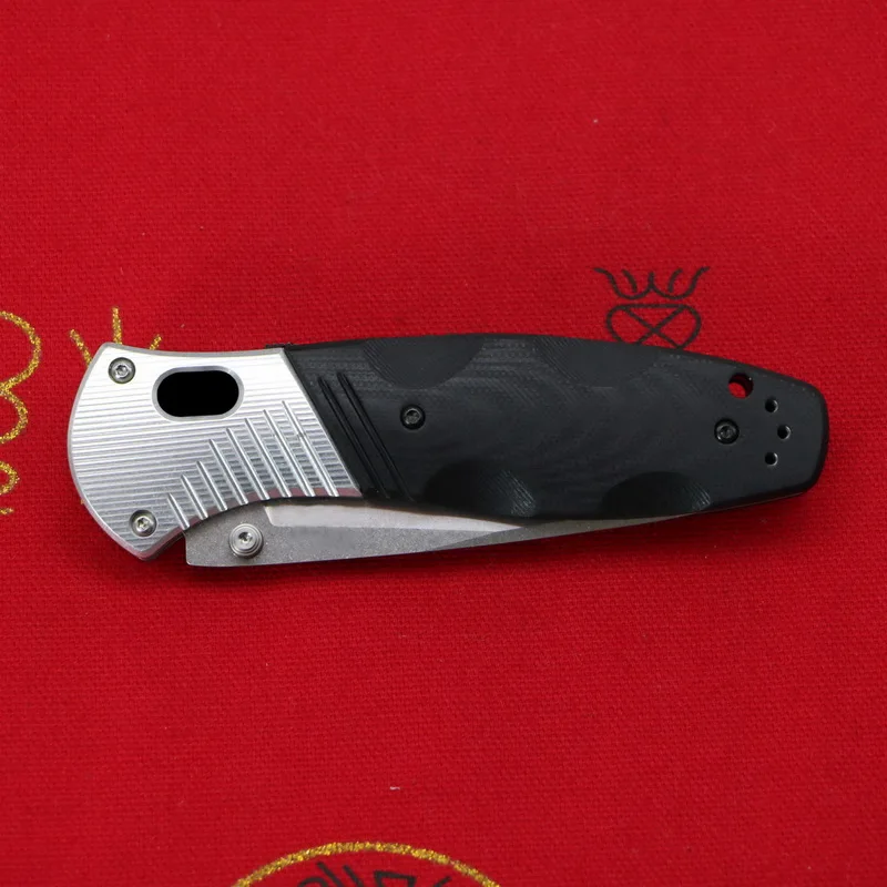 LOVOCOO Акция 581 D2 стальной алюминиевый G10 складной нож с ручкой для походов на открытом воздухе Карманные охотничьи кухонные ножи для выживания инструмент для повседневного использования