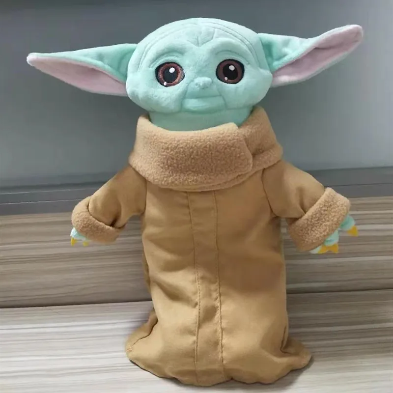 

Disney Movie Star Wars Cartoon Baby Yoda Stuffde Toy Master Yoda Soft Plush Animal Dolls 25/30cm Gift for Kids Little Surprise