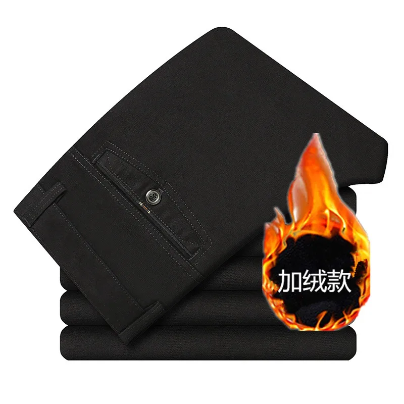 Мужские теплые брюки высшего качества на зиму 2019 штаны для бега из чистого хлопка