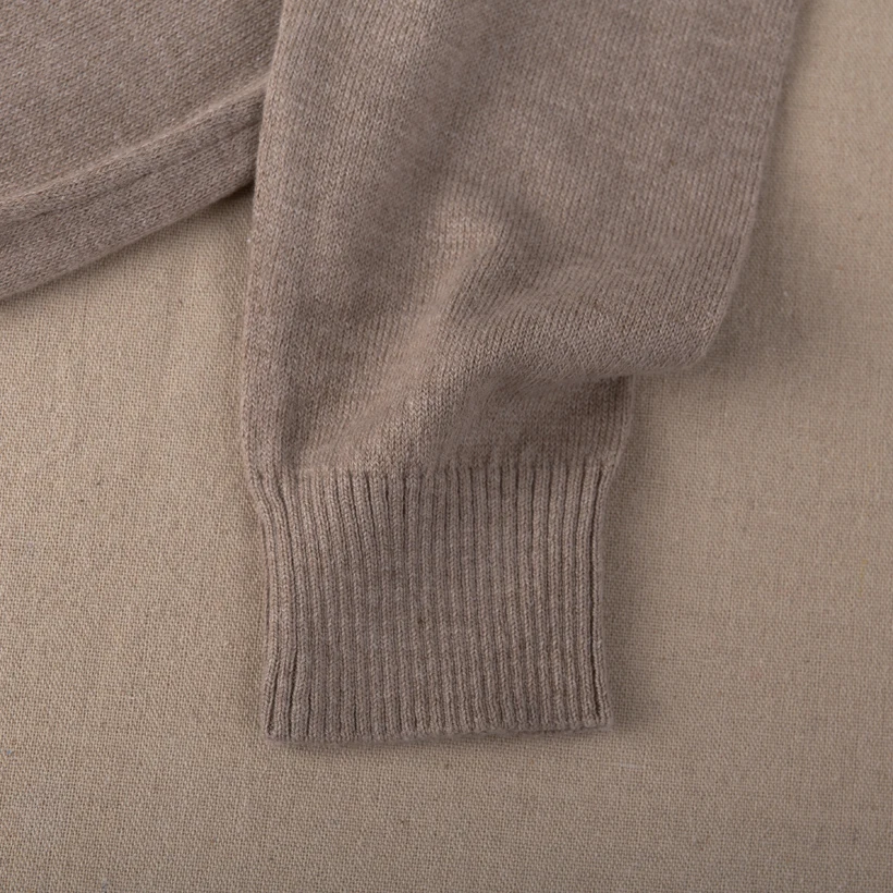 Женский кашемировый свитер оверсайз с круглым вырезом вязаный пуловер Harajuku