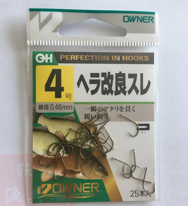 Oona Fishhook 10103 японский продукт, не-Барб, ультра-светильник, острый карп, поликультура, рыболовный крючок