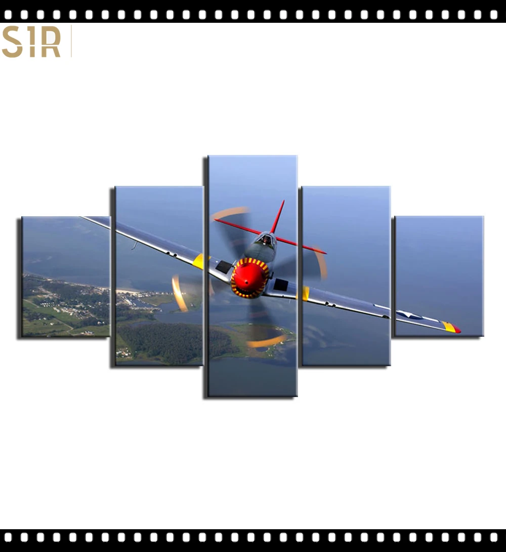 

Aircraft Decorations for The Five - Part Poster Living Room Decoration Room Decor Anime Decor Wall Paintings Home Decor Wall Art