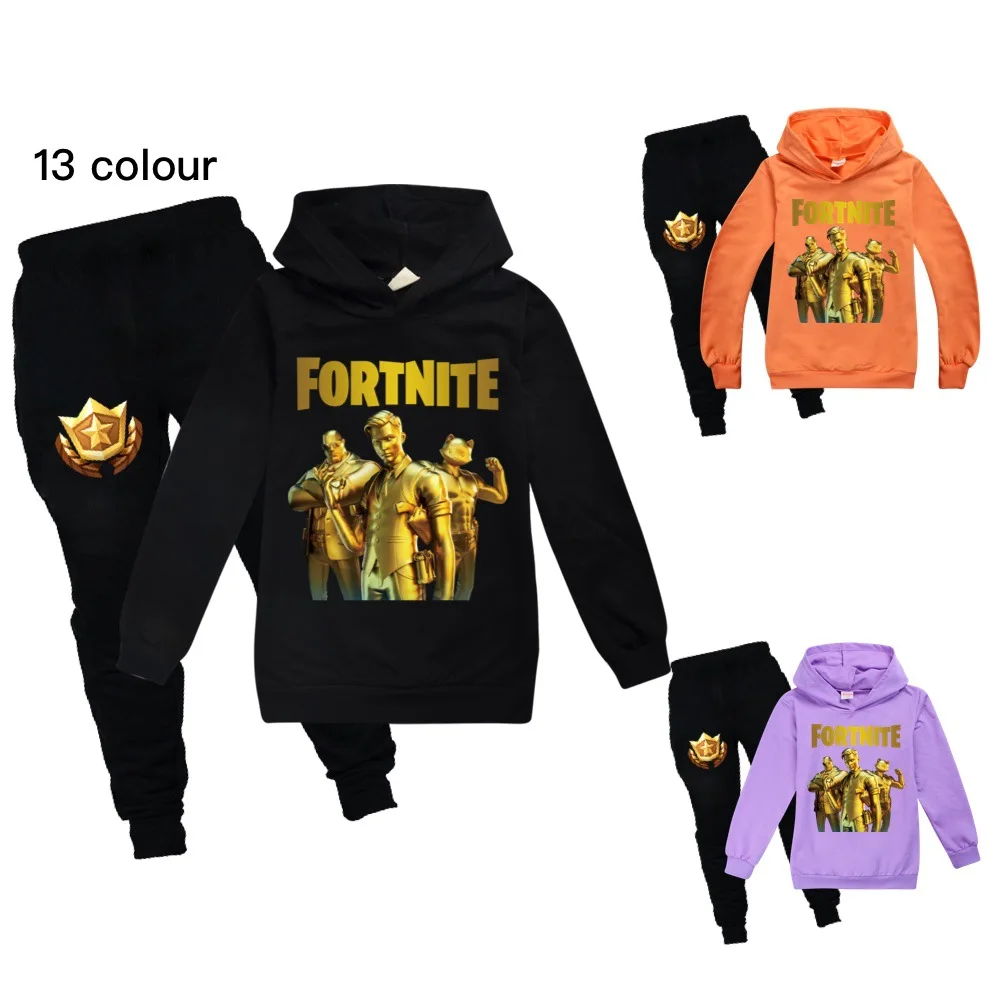 Костюм с толстовкой и брюками Fortnites свитшот длинным рукавом для мальчиков