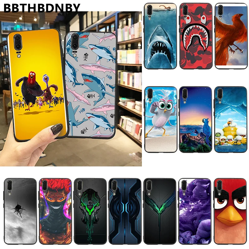 Чехол для телефона Акула кошка птица DIY печать рисунок чехол крышка оболочка Xiaomi 8