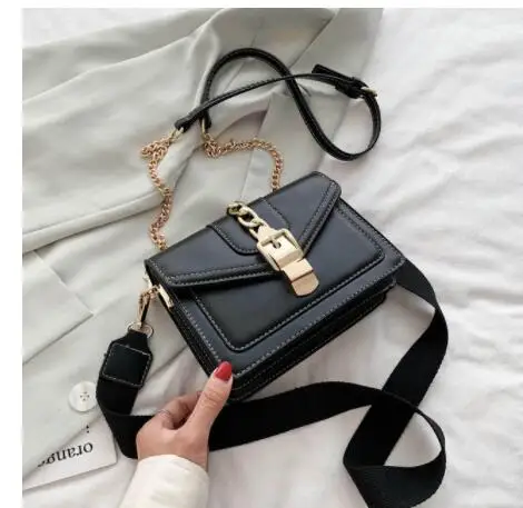 

Сумки через плечо из искусственной кожи контрастных цветов для женщин, лето 2020, маленькая дорожная сумка, простая сумка на плечо, женская су...