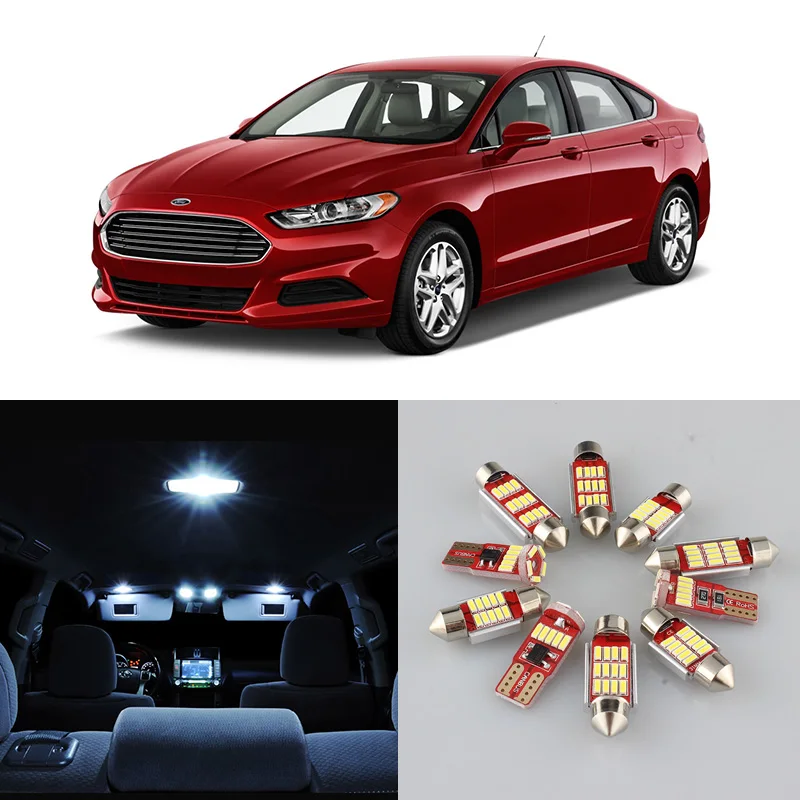 Белые автомобильные лампы Интерьер светодиодный светильник комплект для 1998-2010