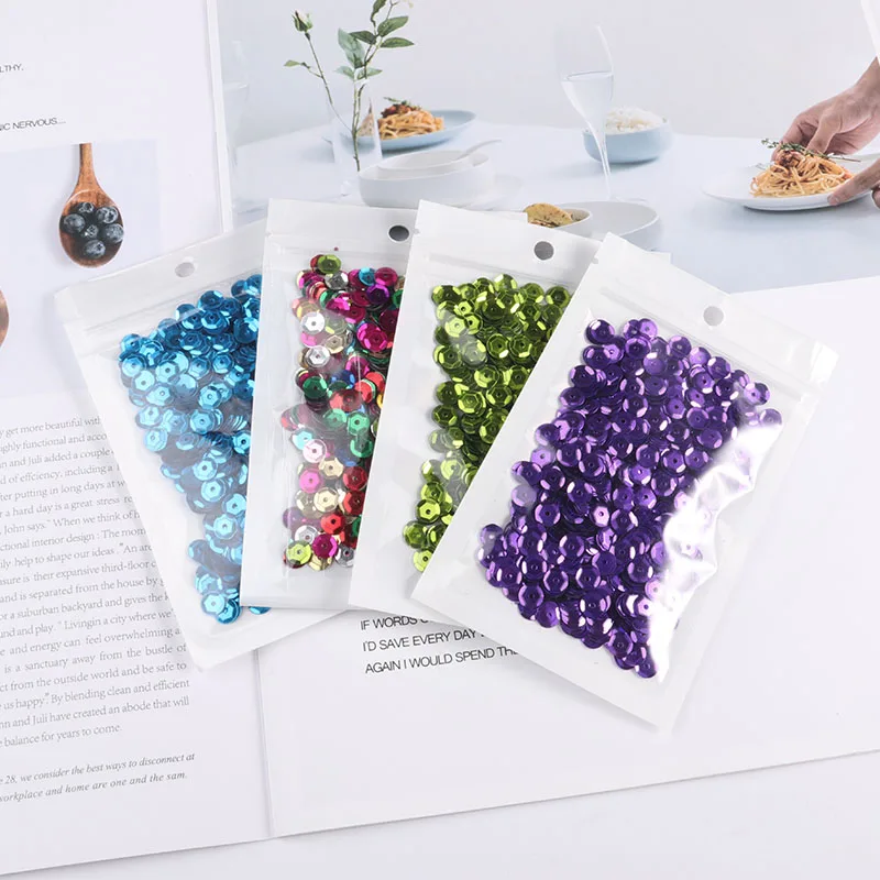 Круглые пайетки из ПВХ 4/5/6/8 мм|Блестки| |