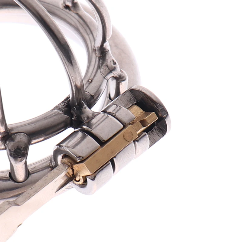 Мужская клетка верности из нержавеющей стали с замком