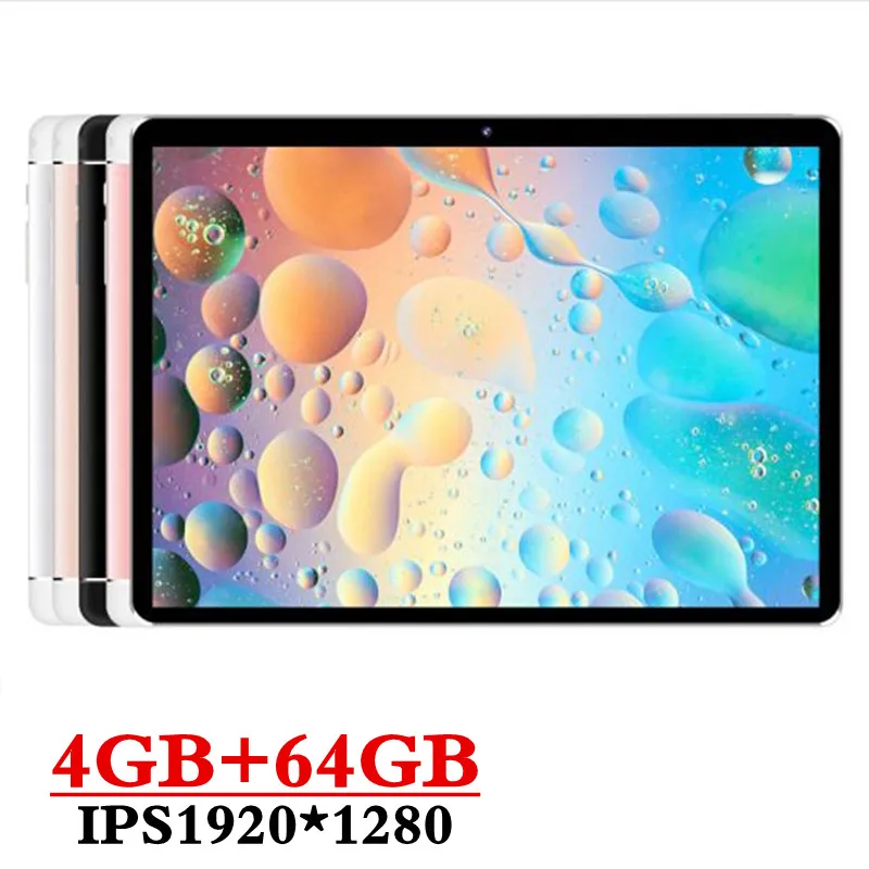 Дизайн, 10,1 дюймовый планшет, Android 9,0, 8 ядер, 4 Гб ОЗУ+ 64 Гб ПЗУ, двойная камера, 8 Мп, SIM планшет, ПК, Wifi, gps, 4G, Lte телефон