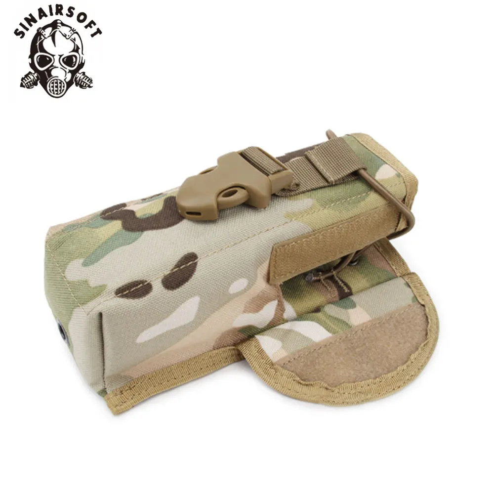 1000D Nylon Tactical Vest Molle Walkie Talkie Bag Multi-Function Camouflage Waist Bag Military Pouch Outdoor Sports Bag