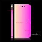 Чехол-книжка для Tecno Comon 12, CC7, Spark 4, KC8, зеркальный, кожаный