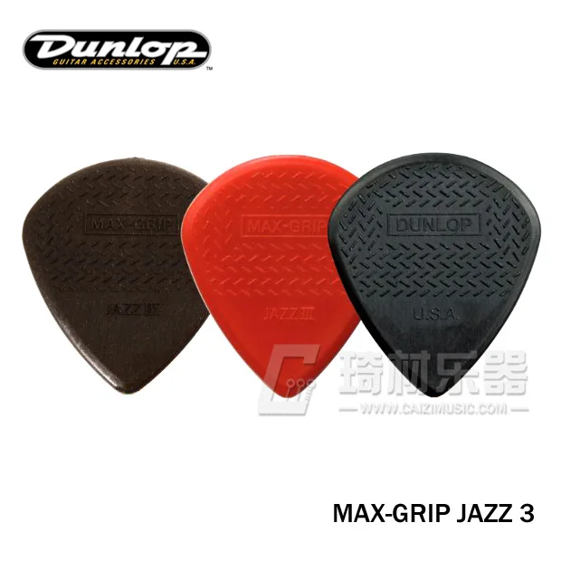 Dunlop нейлон Max Grip Jazz III медиатор Калибр 1,38 мм