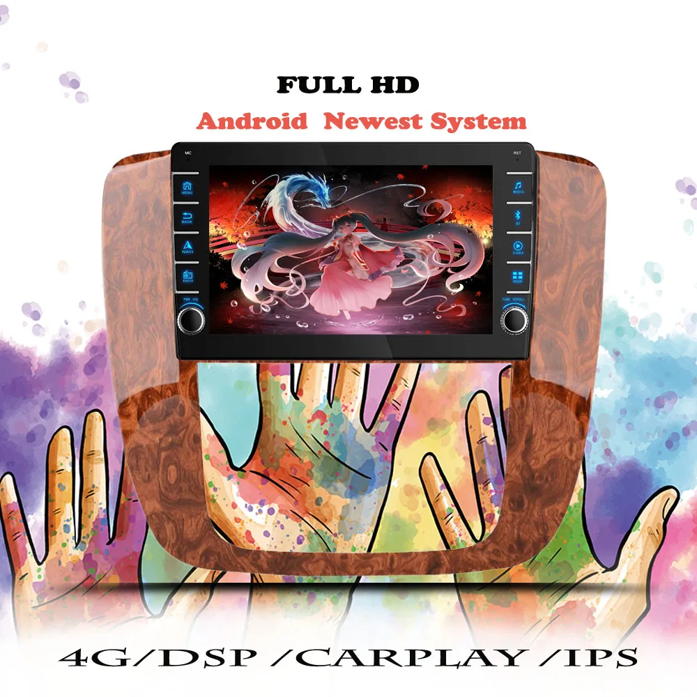 

Car Radio For GMC Yukon Tahoe 2006 2008 2010 2012 2014 Android 11 8Core M4G LTE Wifi Multimedia Player Navigation GPS 2din DVD