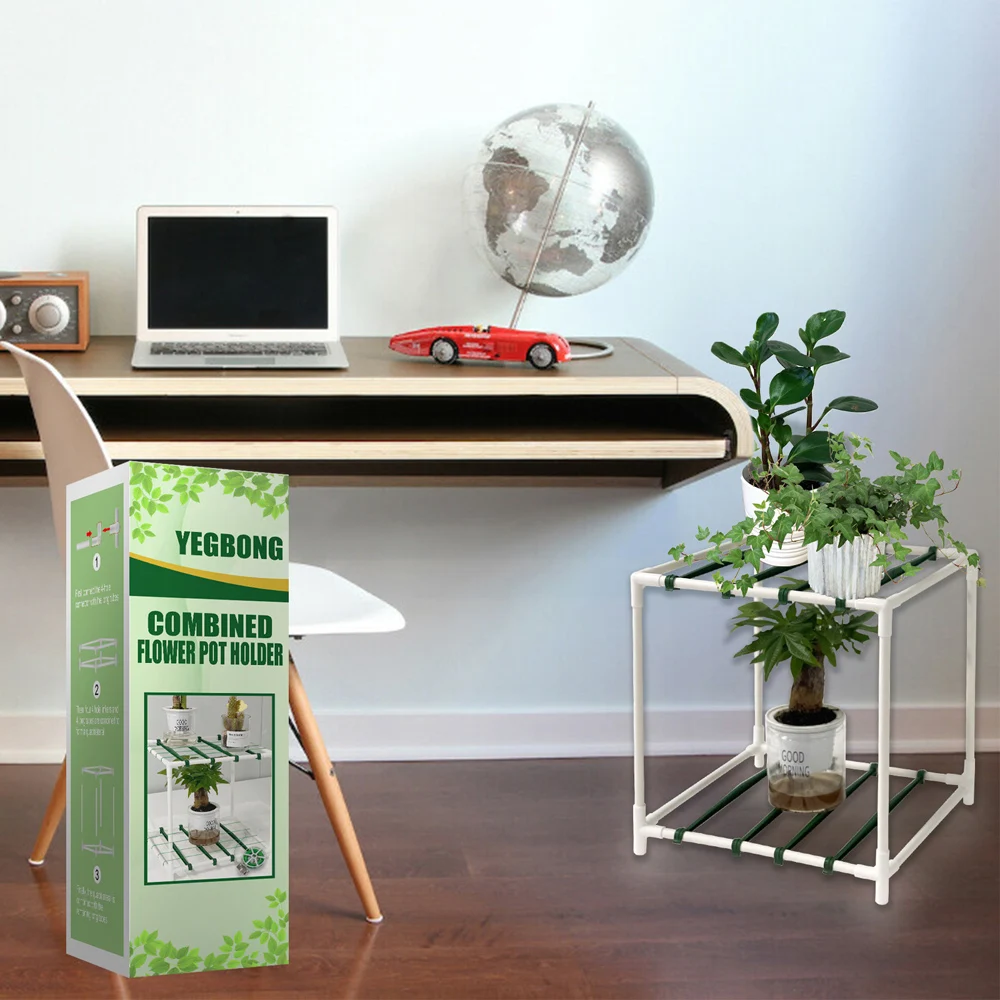 

Indoor Plant Stand Tiered Holder Rack Organizer Flower Pot Holder Display Rack for Home Garden Patio MC889