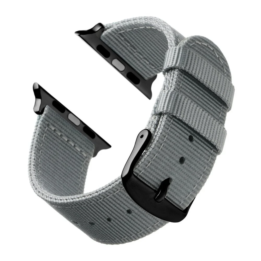 Ремешок нейлоновый для Apple Watch Band 44 мм 40 42 38 модный браслет iWatch 4/3/2/1 аксессуары