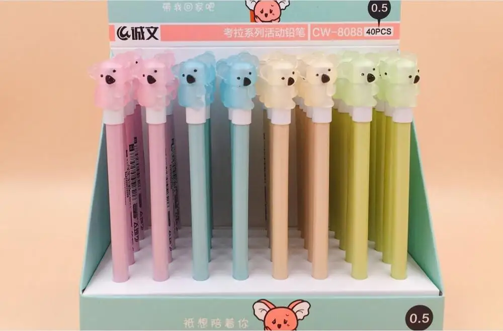 Милый кремнезем Koala механический карандаш для студентов креативный