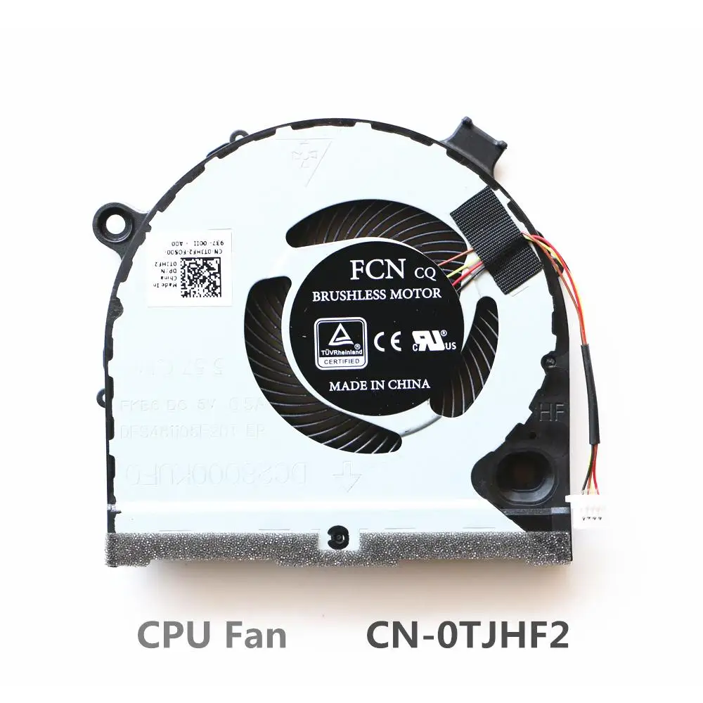 CN-0TJHF2 CN-0GWMFV для Dell G3-3579 G3-3779 Процессор и графического процессора вентилятор