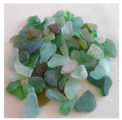 Sea glass Natural crafts rough Between 3-4 cm Large flat stone Raw material zeeaquarium dec 10pcs/packor | Дом и сад