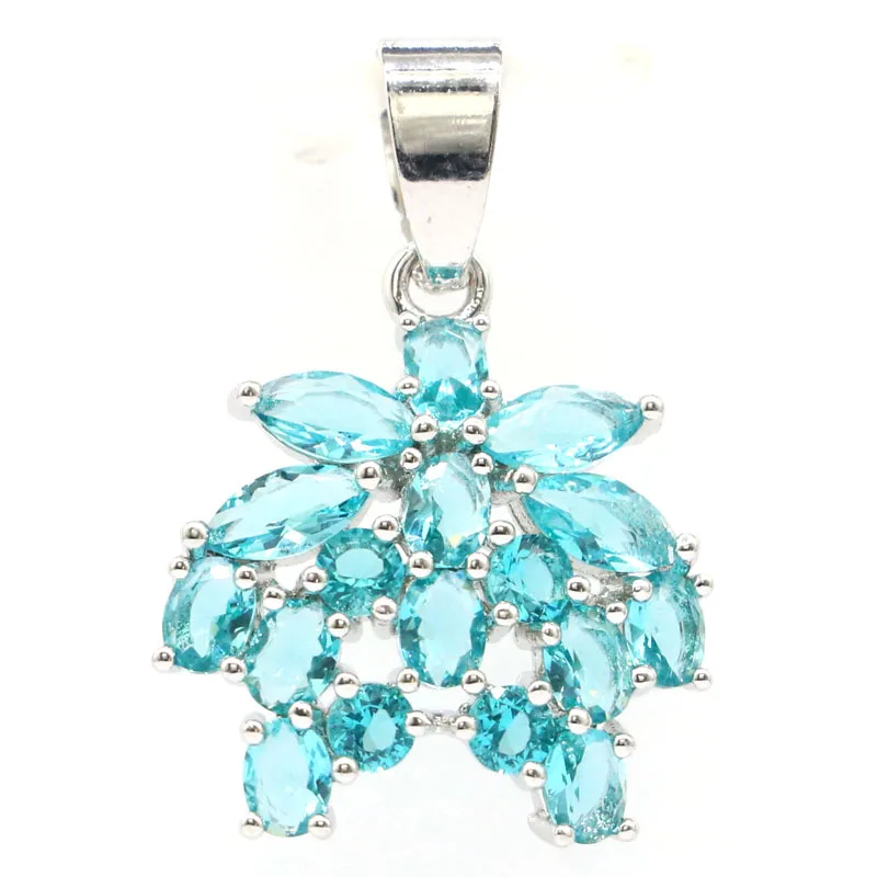 26x18 мм SheCrown создан фиолетовый танзанит Аквамарин подарок для женщин Повседневная