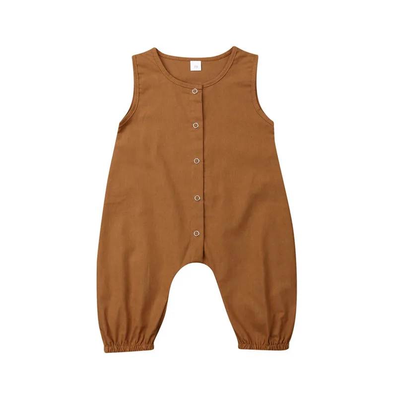 Комбинезон для новорожденных мальчиков и девочек комбинезон без рукавов