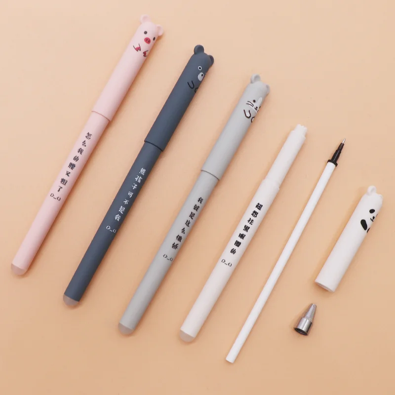 4 шт./компл. симпатичная розовая свинья панда мышка мишка 0 35 мм стираемая ручка с