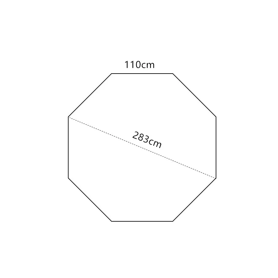 Открытый вигвам 320 см палатка наземная простыня Кемпинг пеший Туризм Приключения