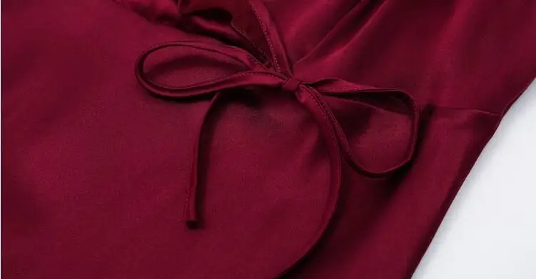 100% шелковая сорочка тутового шелкопряда ночная рубашка регулируемые бретельки