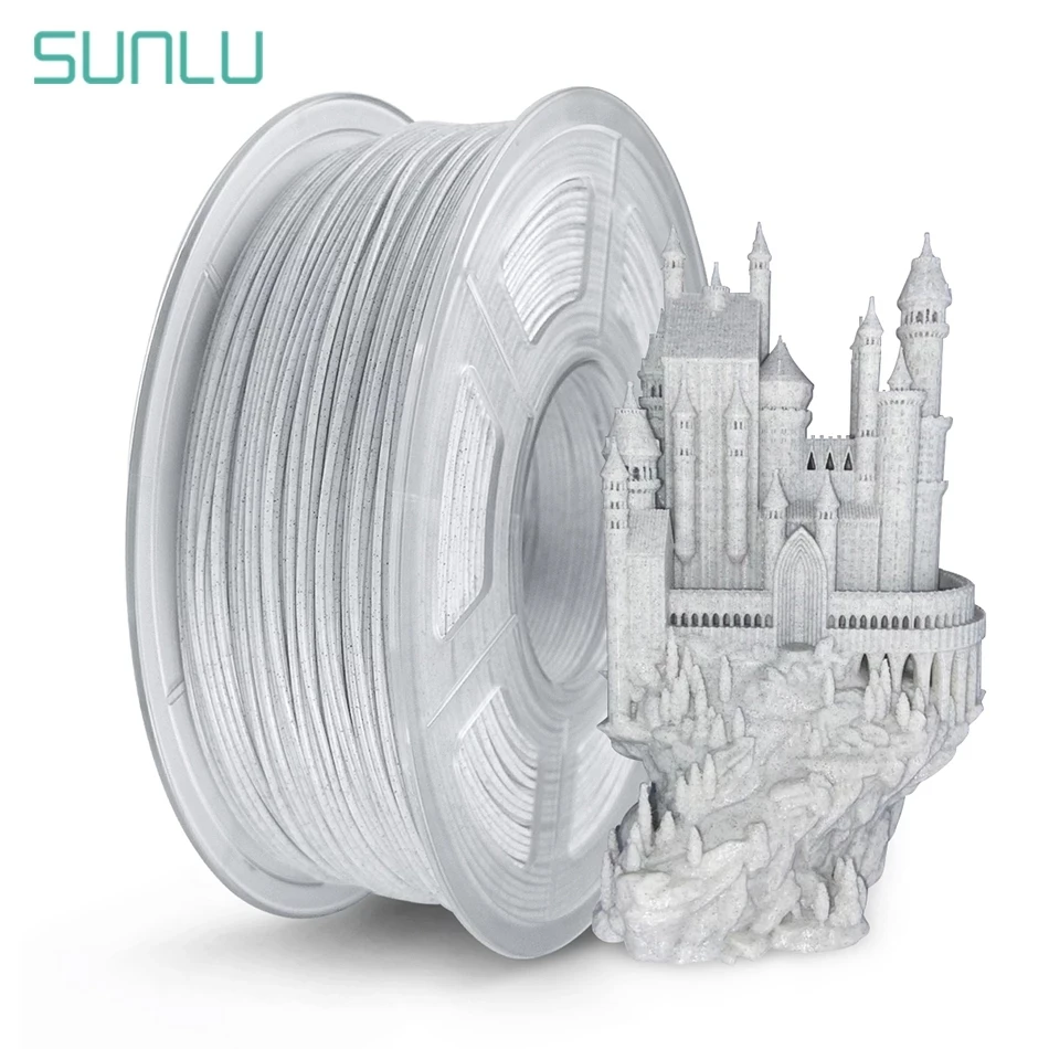 

SUNLU PLA Marble Filament 1.75mm 1kg Plastic PLA 3d Filament For 3D Printer New Arrival PLA PLUS 3D Printing Material