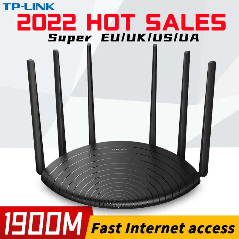 

Роутер tp-link ax1900 mesh Wi-Fi 5 двухдиапазонный беспроводной Стандартный сетчатый 1900 Мбит/с 4*1000 Мбит/с RJ45 порты 11ax 6 антенна