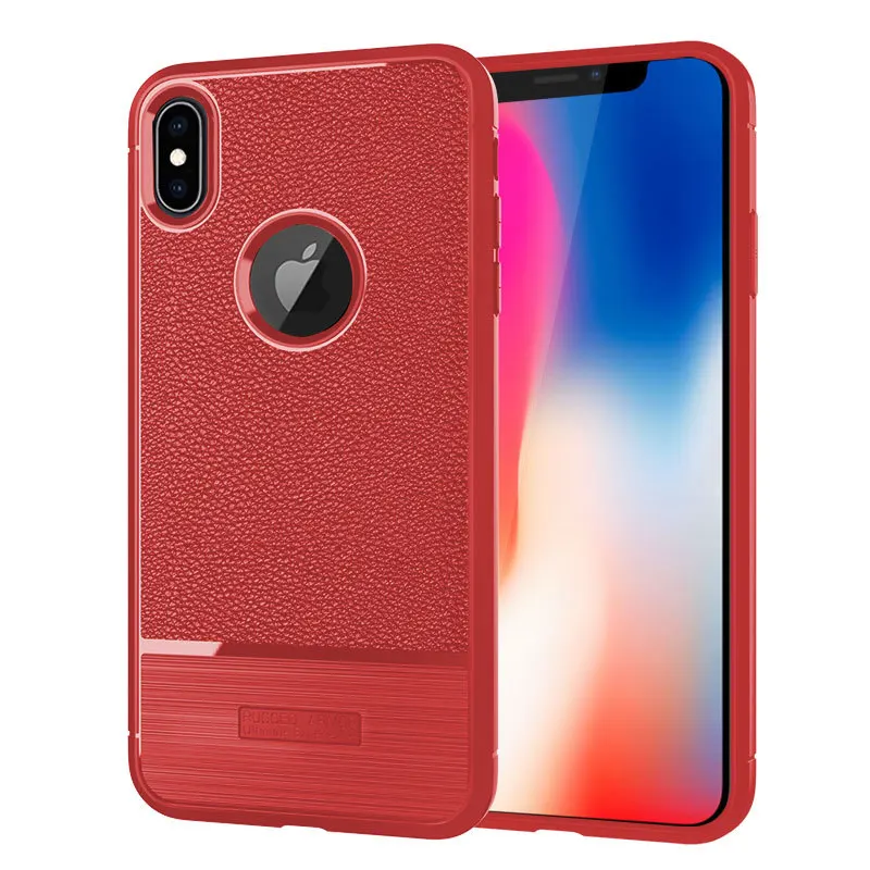 Ультратонкие чехлы для телефона кожаный силиконовый чехол из мягкого ТПУ iPhone 6S 6 7