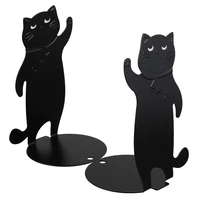 cat thickening lovers supports design animal divider books heavy shelves ends decorative durable sturdybookends home