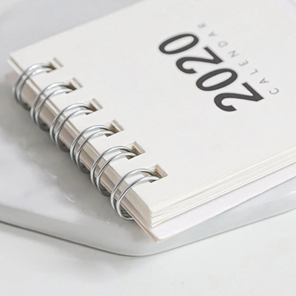 2020 новый год планшетофон простой Настольный блокнот календарь из крафт бумаги