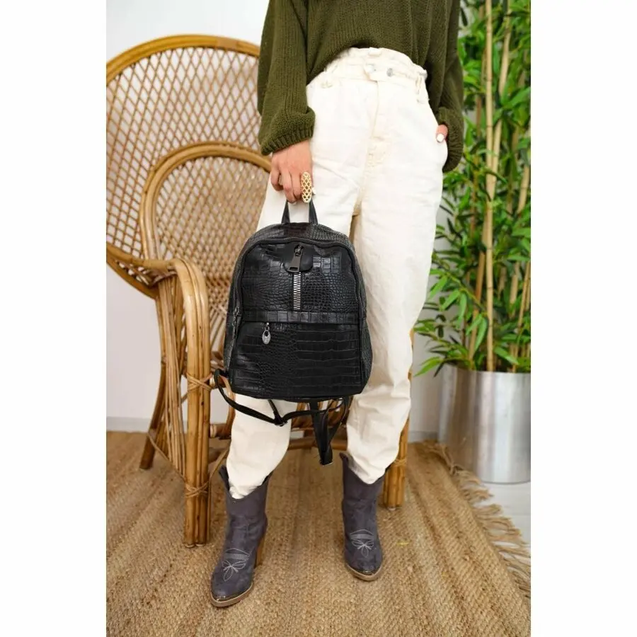 

Bags for Women 2021 Fashion LMOYA Patricia print hand and backpack Woman Backpack Black Free Shipping