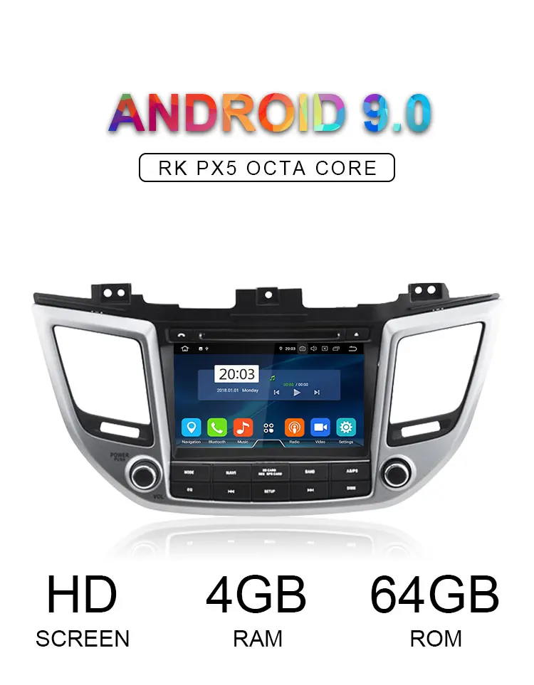 LJHANG dvd-плеер для автомобиля Android 9,0 для HYUNDAI TUCSON ix35 wifi Мультимедиа gps стерео 2 Din автомагнитола головное устройство авто RDS
