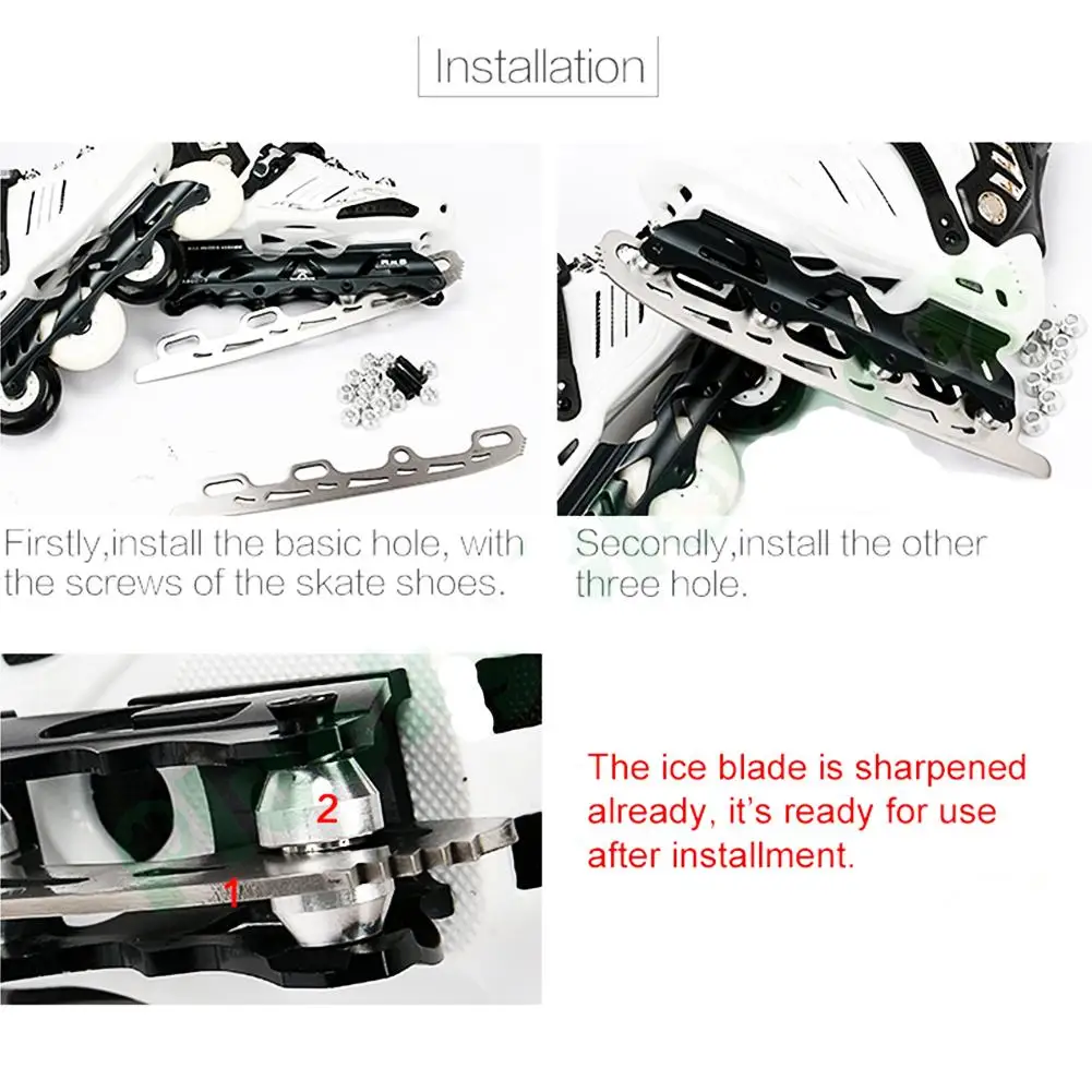 Профессиональные роликовые коньки лопасти для льда Дерби роликовая рама сменная