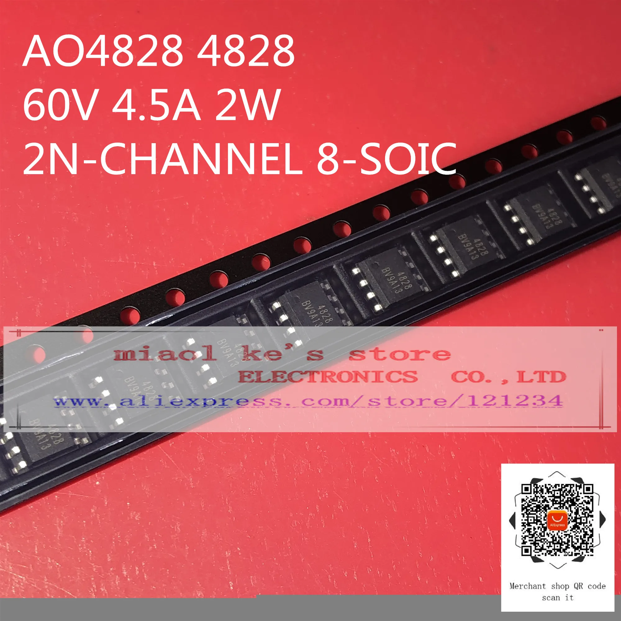 [10 шт.] AO4822 AO4822A AO4822L AO4822AL AO4828 AO4828L 4822 4822A 4822L 4822AL 4828 4828L 100% новый полевой транзистор