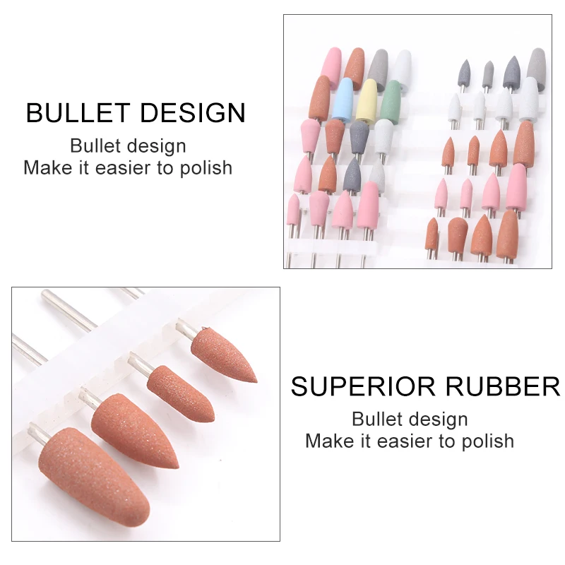 Силиконовая фреза для маникюра и педикюра насадка фрезерования