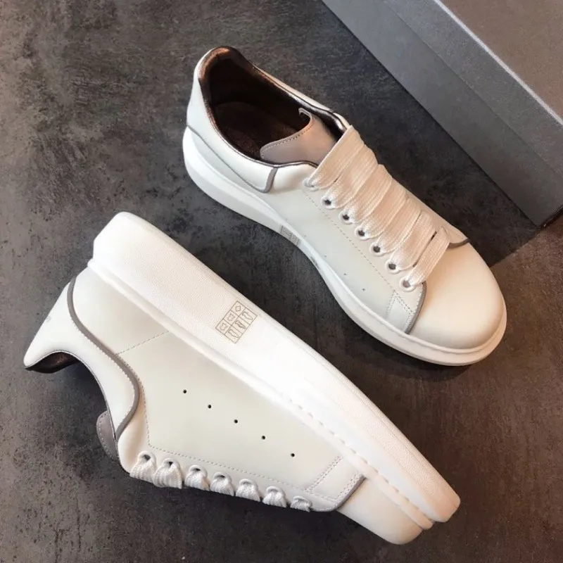 Новые женские Fuorescent на платформе Туфли из натуральной кожи Спортивная обувь для