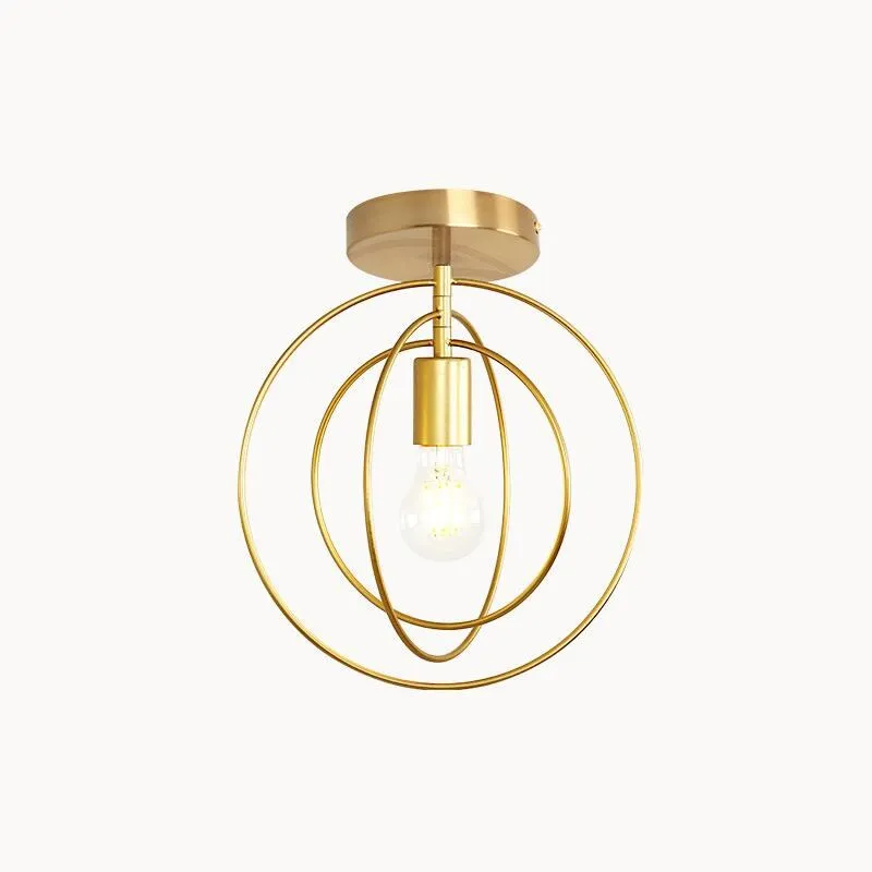 Креативный Железный потолочный светильник с пентаграммой в стиле индастриал